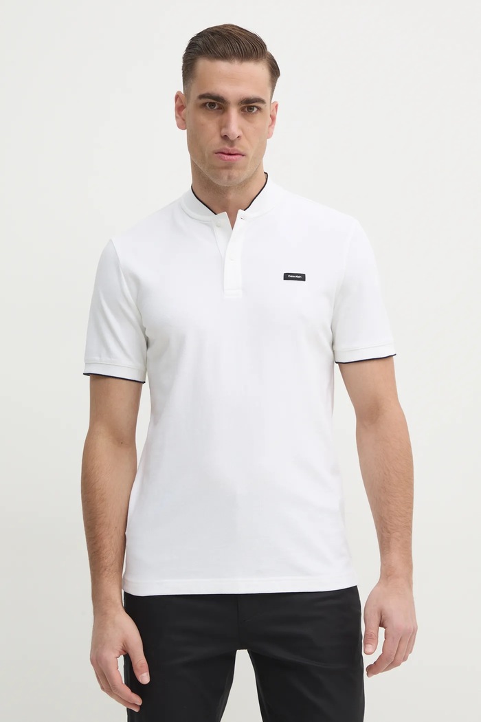 Πόλο Calvin Klein slim μπεζ K10K114139