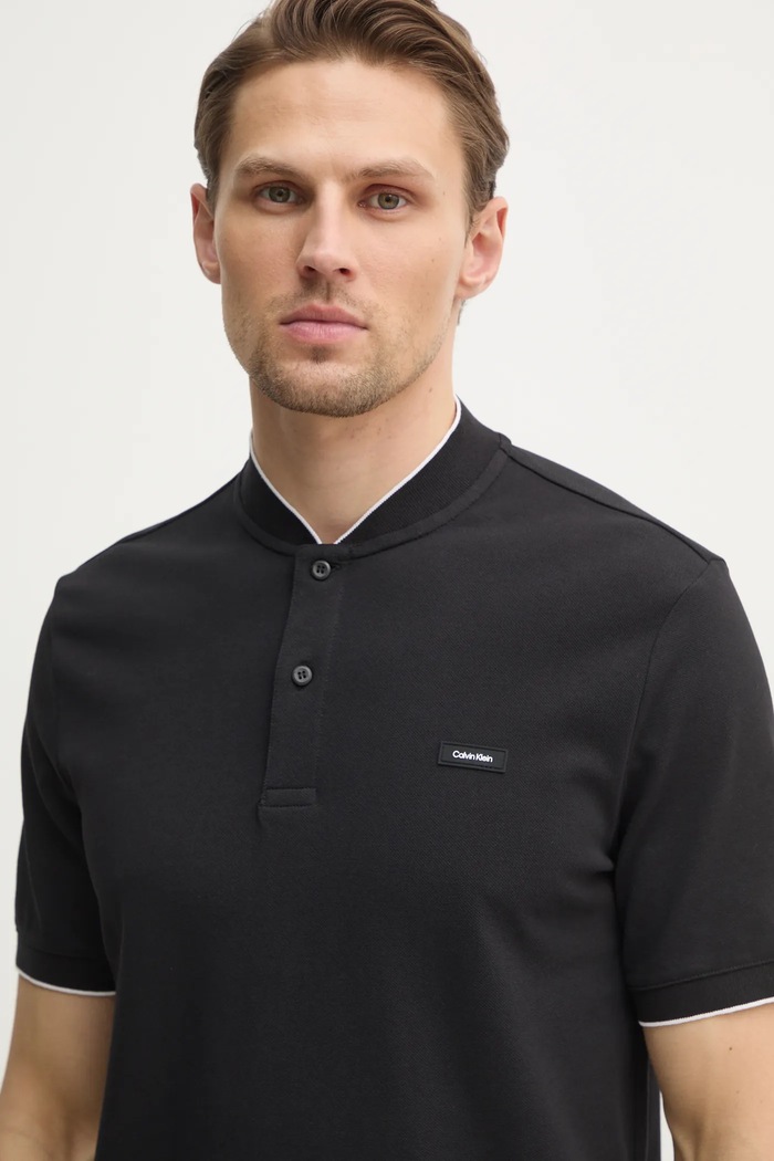 Πόλο Calvin Klein μαύρο K10K114139