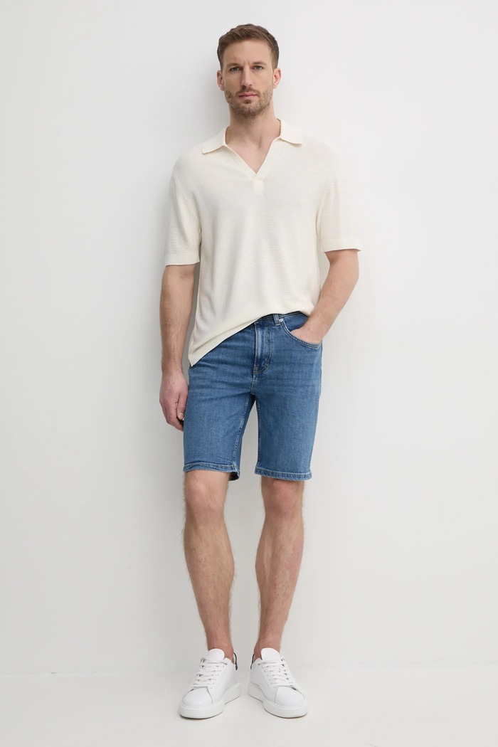 Tommy Hilfiger polo UM0UM03528 beżowy SS25
