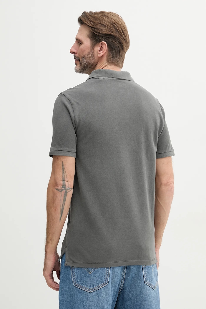 Odzież Guess polo bawełniane F5GP00.K9WF1 szary