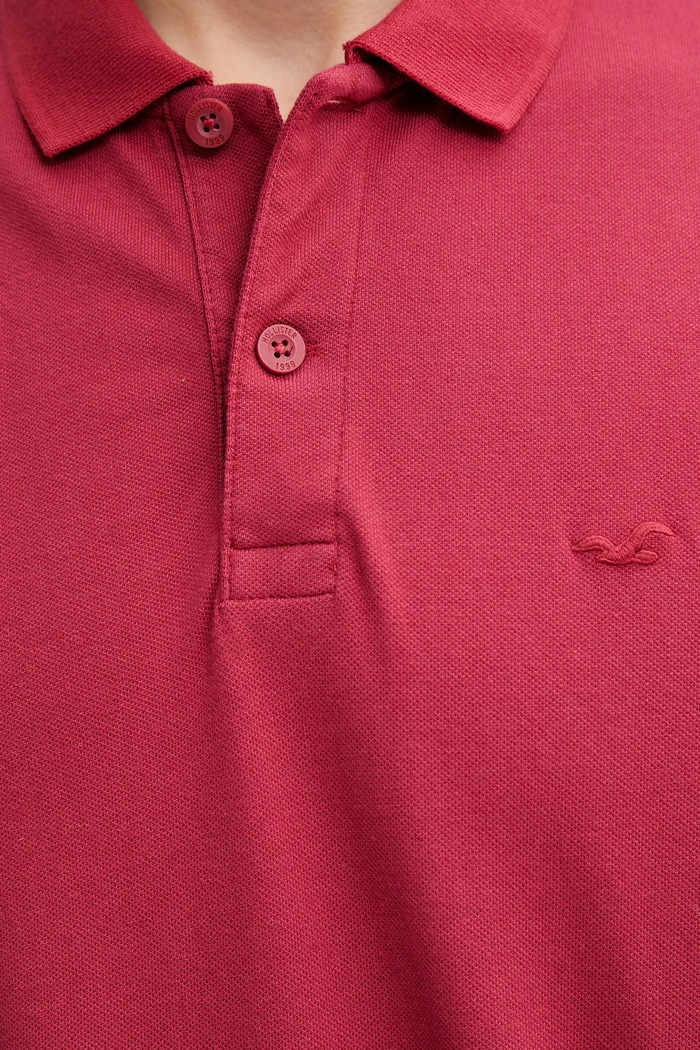 Πόλο Hollister Co. KI324.5170.510 κόκκινο