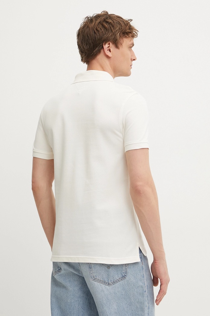Îmbrăcăminte Tommy Hilfiger polo din bumbac cu elastan MW0MW17771. bej