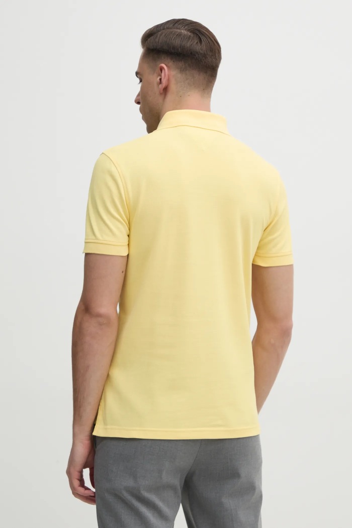 Oblečení Tommy Hilfiger polo bavlněné s elastanem MW0MW17771. žlutá