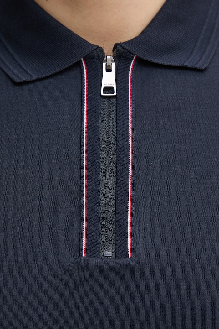 Bavlněné polo tričko Tommy Hilfiger MW0MW38487 námořnická modř