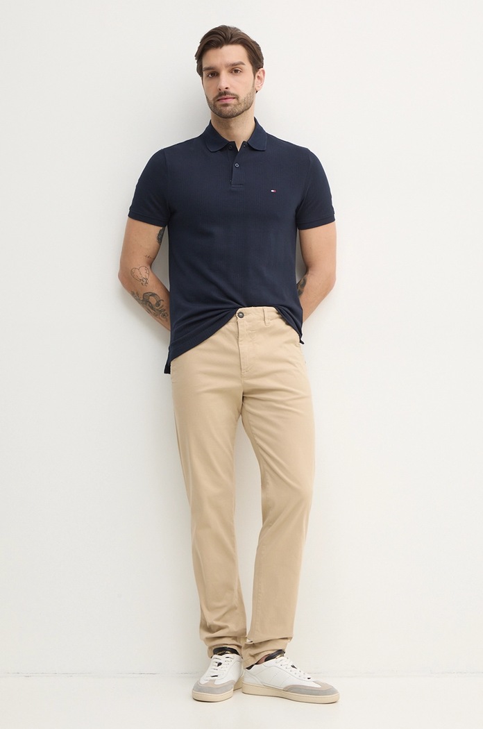 Polo majica Tommy Hilfiger MW0MW38951 mornarsko plava SS25