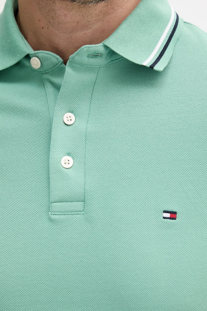 Tommy Hilfiger t-shirt ανδρικό βαμβακερό πράσινο MW0MW39993