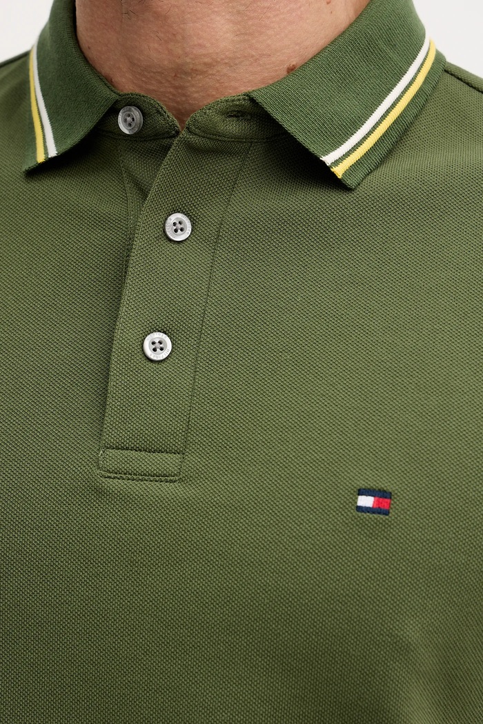 Tommy Hilfiger тениска мъжка памучна MW0MW39993 зелен