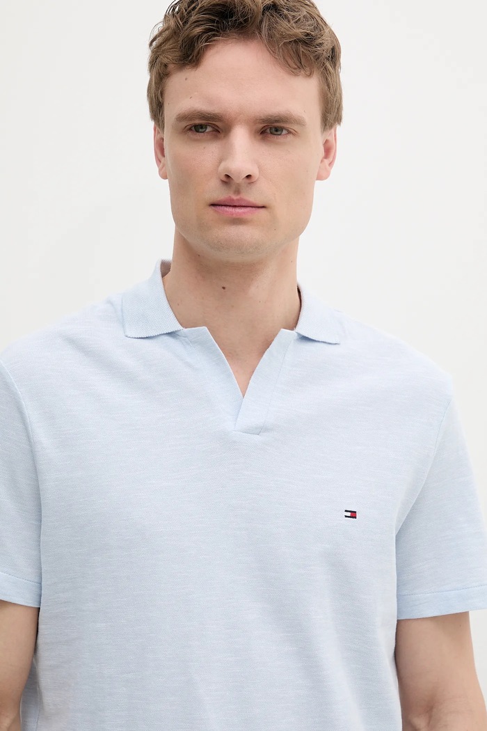 Ruházat Tommy Hilfiger póló férfi pamut MW0MW38482 kék