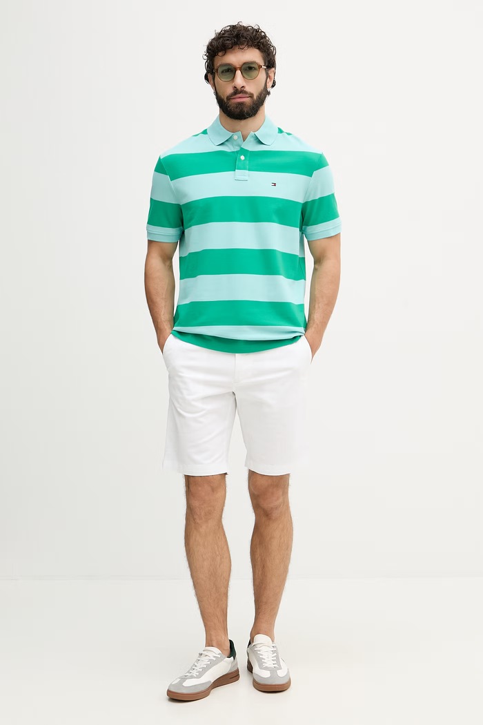 Tommy Hilfiger MW0MW39045 zielony SS26