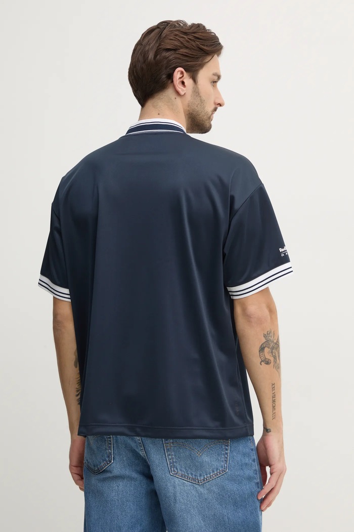 Îmbrăcăminte Red Bull Racing x Pepe Jeans cămașă RBR SPORTS JERSEY RM540014 bleumarin
