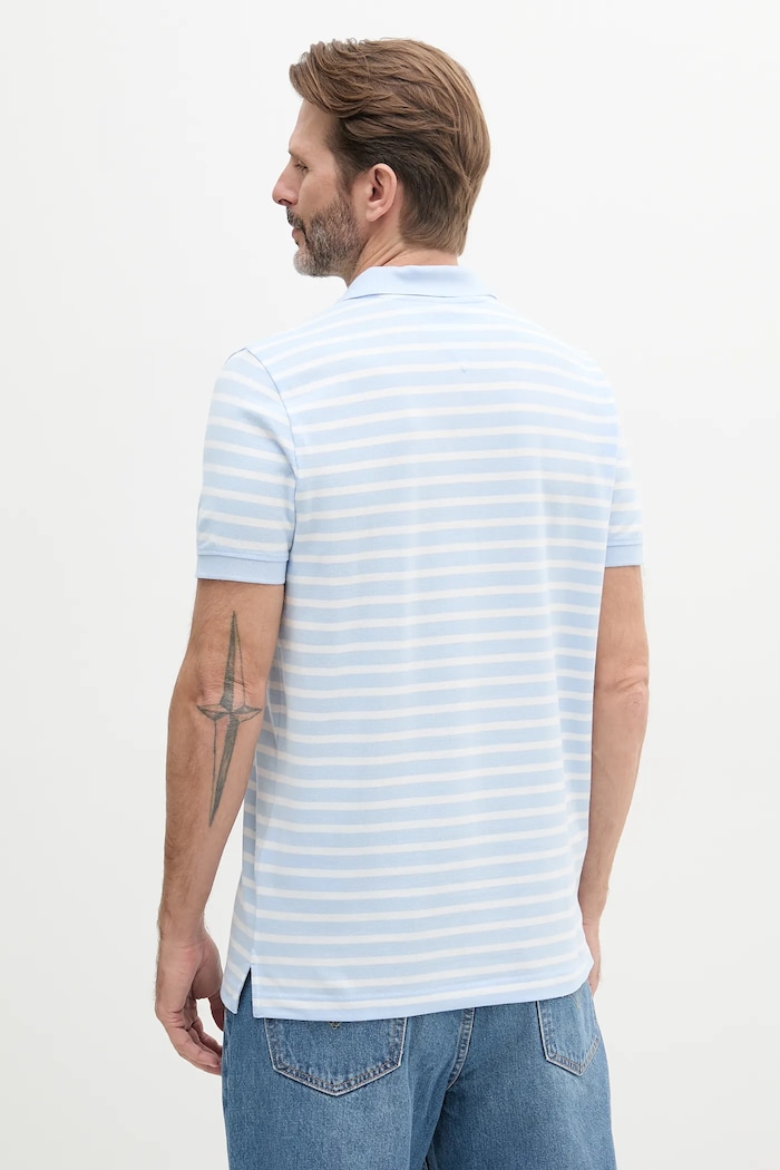 Odzież Tommy Jeans polo męskie bawełniane DM0DM20676 niebieski