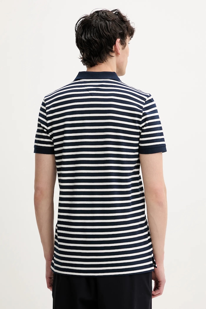 Abbigliamento Tommy Jeans polo da uomo in cotone DM0DM20676 blu navy