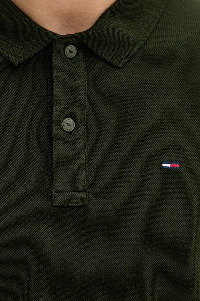 Tommy Jeans polo bărbătesc din bumbac DM0DM20676 verde