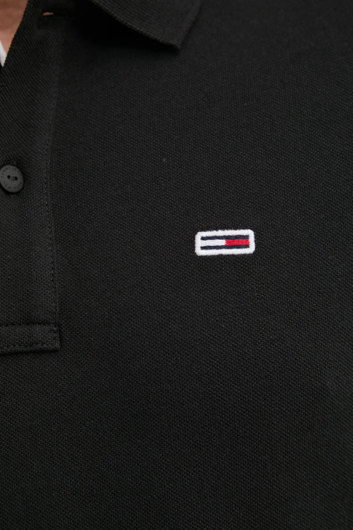 Tommy Jeans férfi pamut póló DM0DM20676 fekete