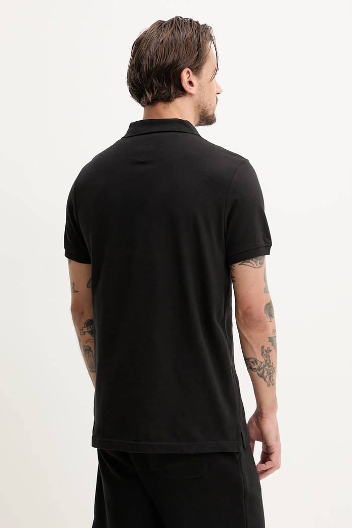 Odzież Tommy Jeans Polo bawełniane DM0DM20916 czarny