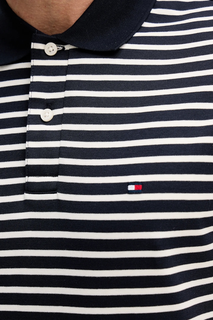 Tommy Hilfiger Polo bărbătesc din bumbac MW0MW39994 bleumarin