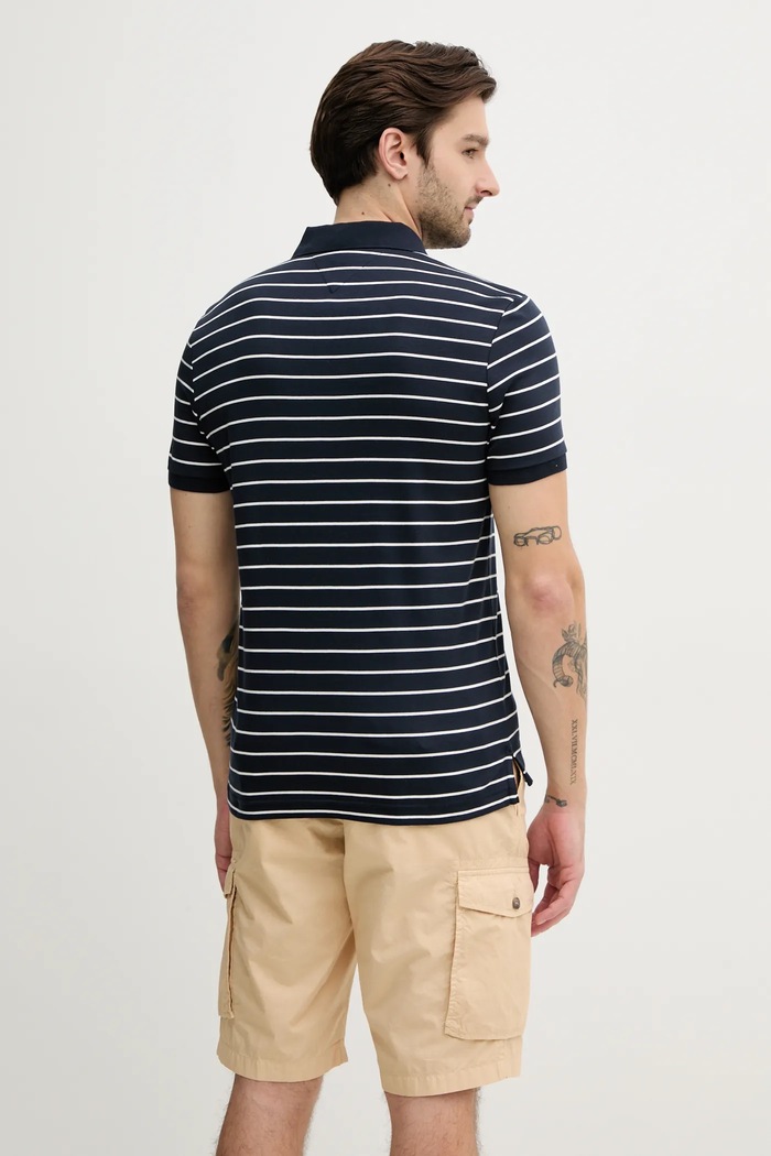 Oblečenie Tommy Hilfiger polo tričko pánske bavlnené MW0MW39994 tmavomodrá