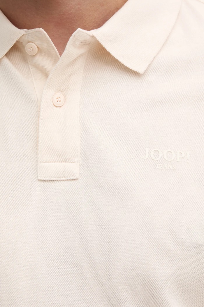 Polo tričko pánske bavlnené s elastanom Joop! béžová 30045619
