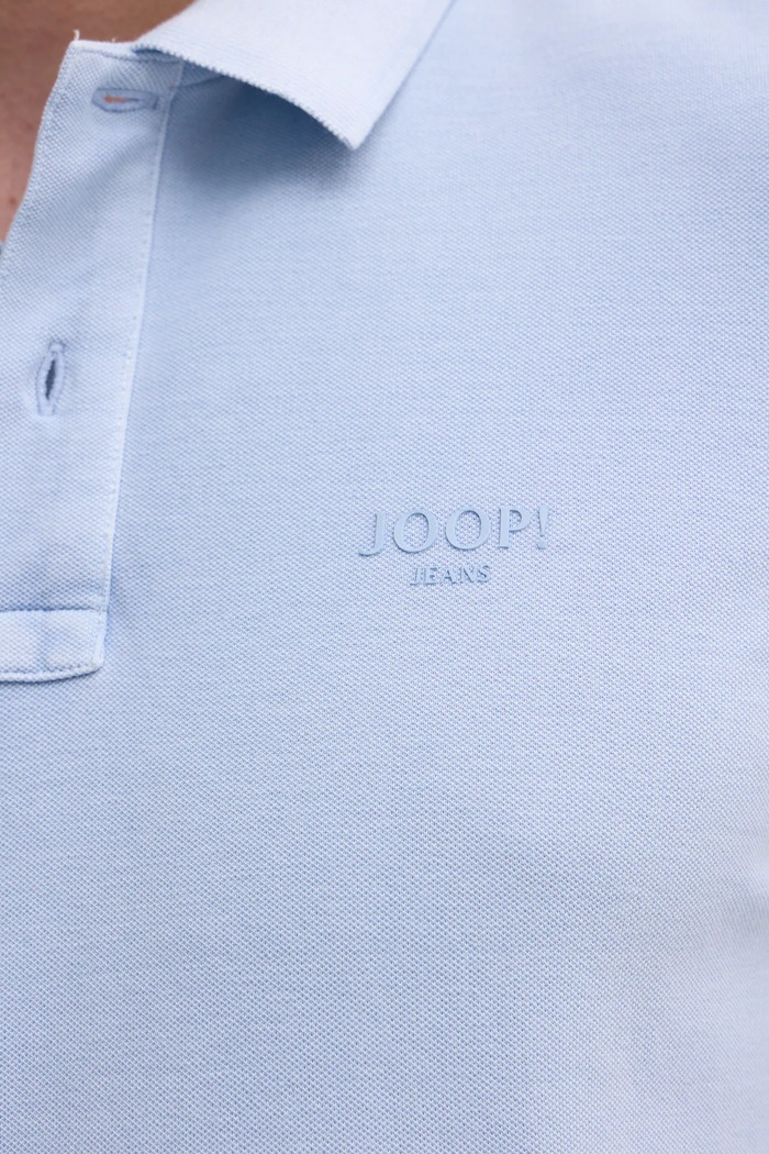 Polo tričko pánske bavlnené s elastanom Joop! modrá 30045619
