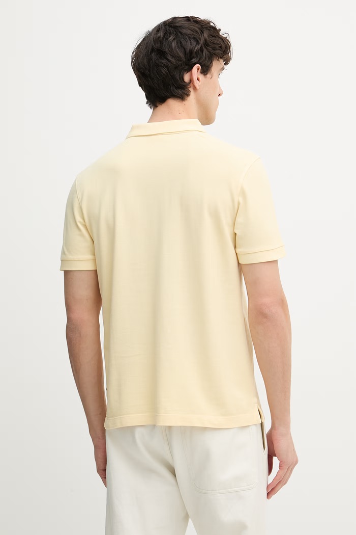 Oblačila Joop! polo majica moška bombažna z elastanom 30045619 rumena