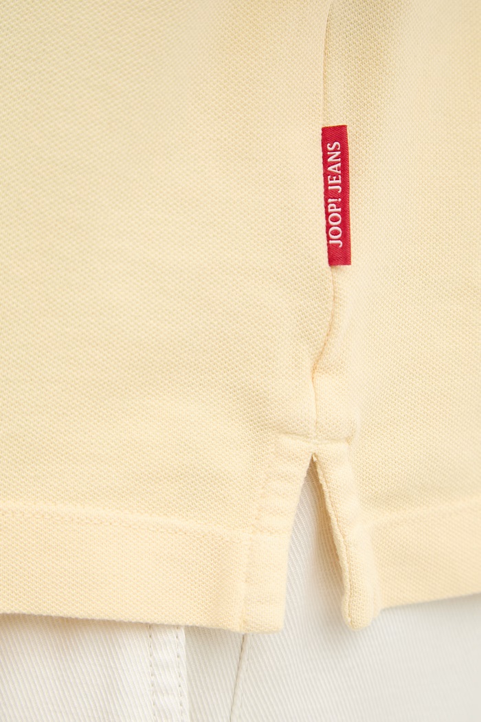 Joop! polo majica moška bombažna z elastanom 30045619 rumena