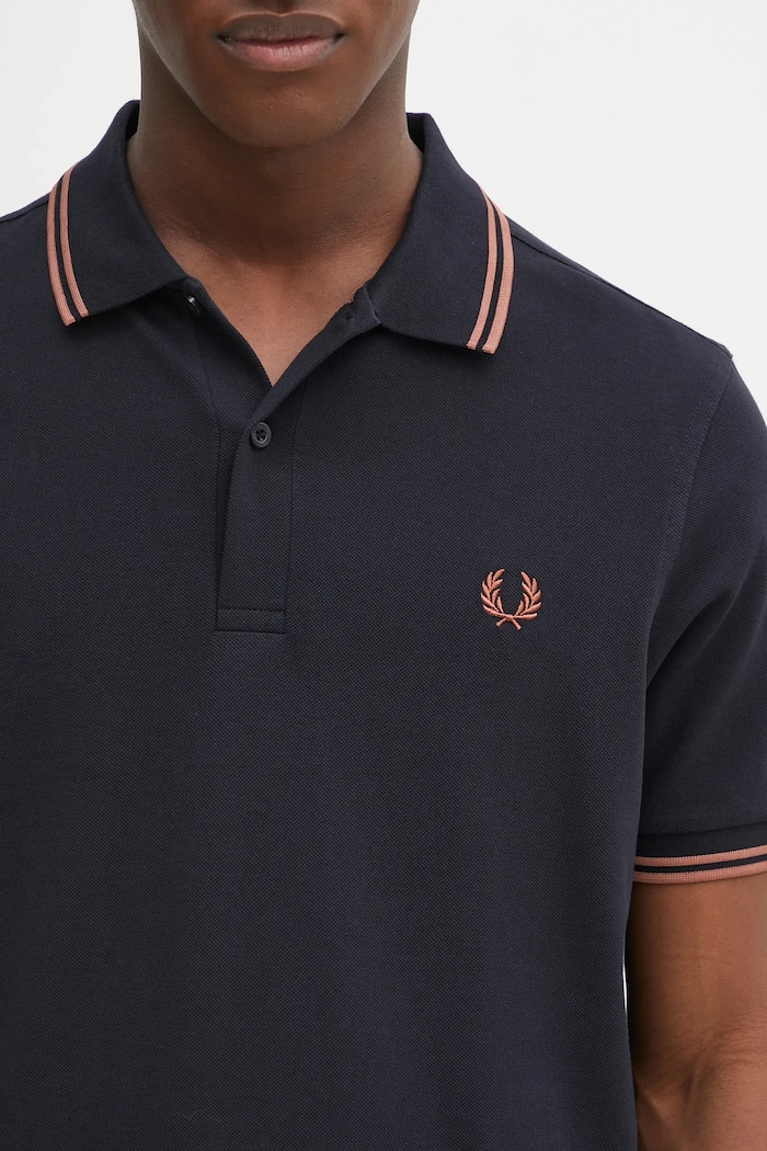 Fred Perry cotton polo shirt navy M3600.Y31