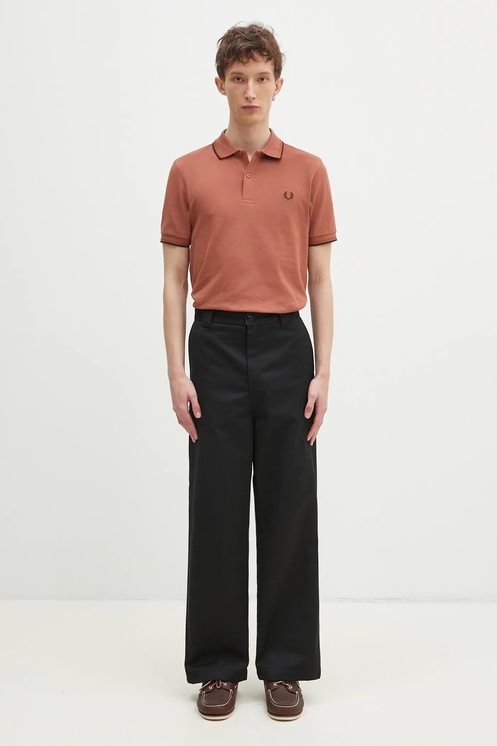 Fred Perry polo tričko bavlnené pánske M3600.Y39 oranžová