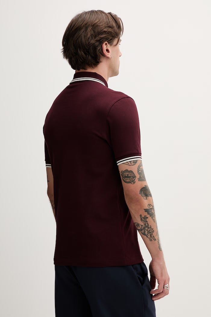 Oblačila Bombažen polo Fred Perry M3600.597 bordo
