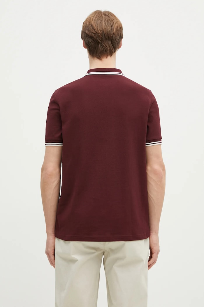 Clothing Fred Perry cotton polo shirt M3600.597 maroon