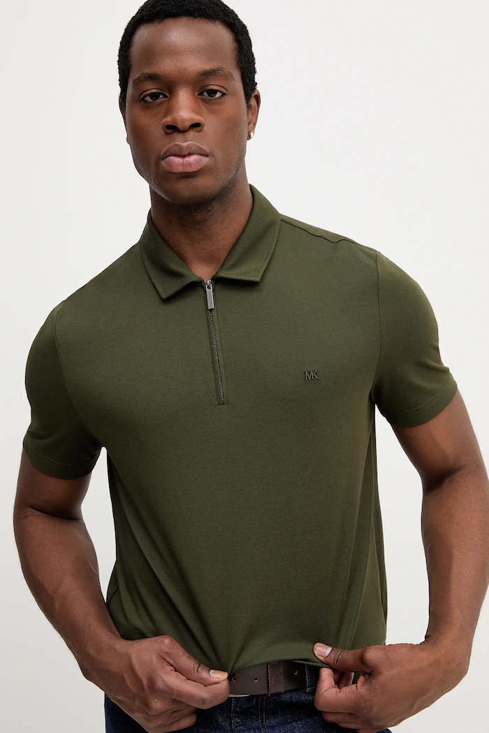 Polo tričko Michael Kors zelená CS552HOHFK