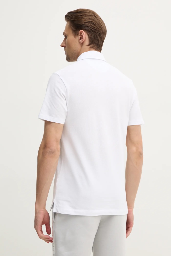 Îmbrăcăminte Hackett London Polo de bumbac HM563444 alb