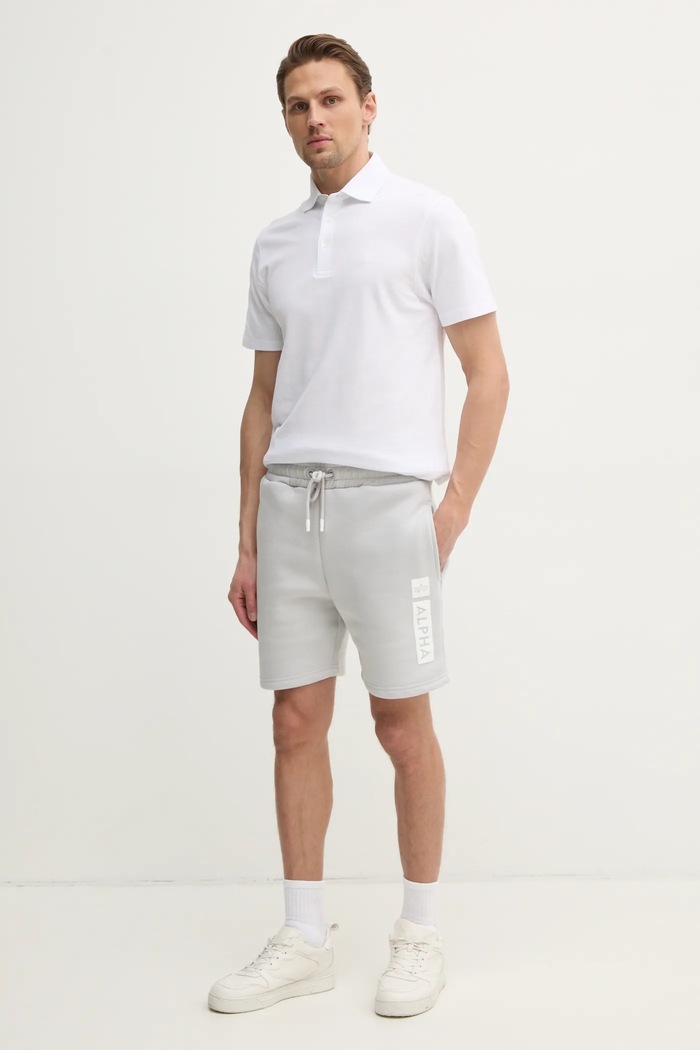 Polo de bumbac Hackett London alb HM563444