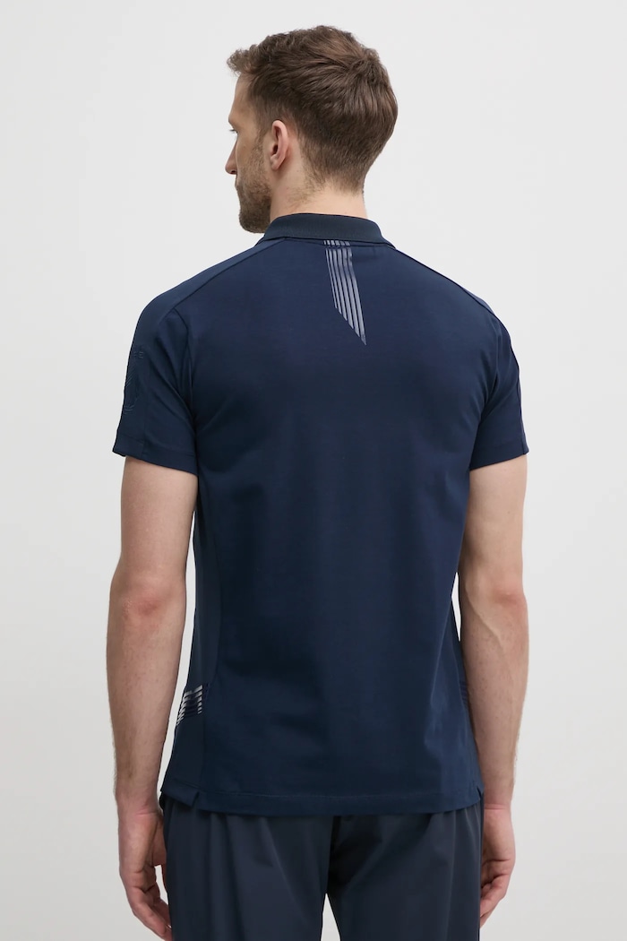 Odzież Aeronautica Militare polo PO1845J674 granatowy