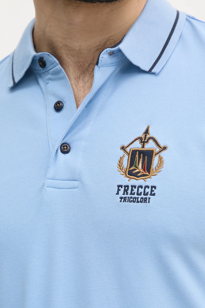 Polo tričko Aeronautica Militare PO1850P191 modrá