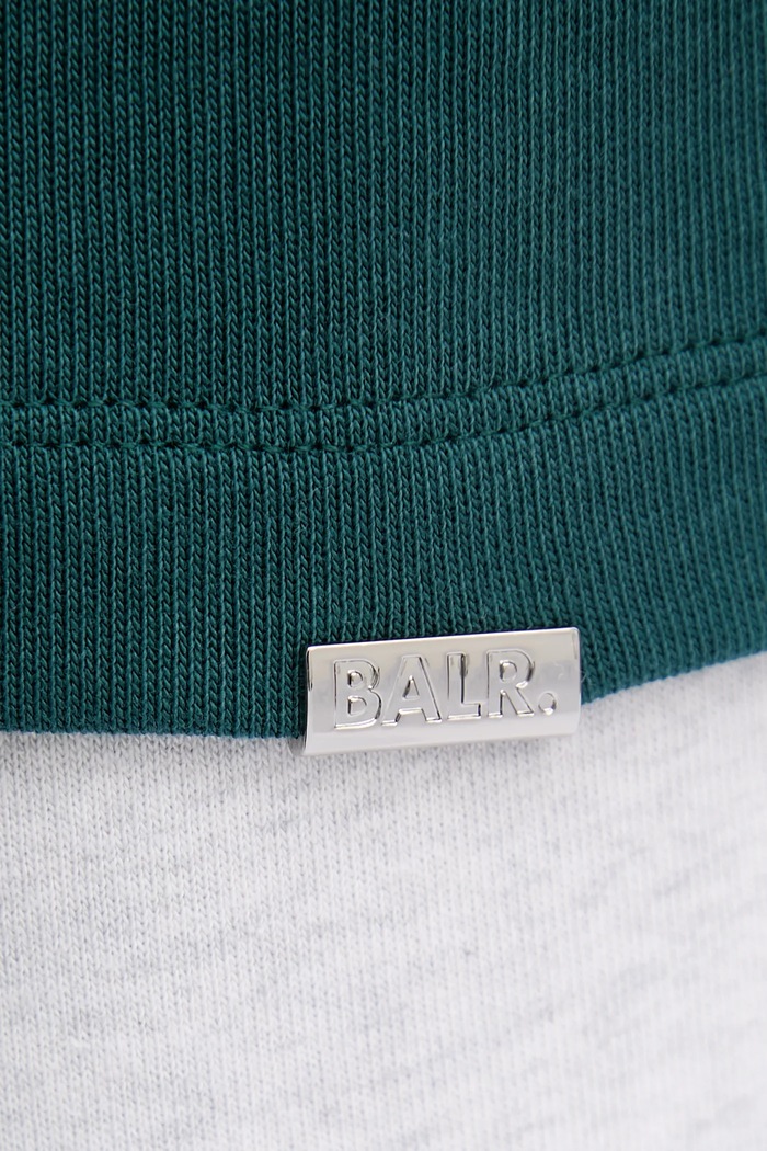Bombažen polo BALR. B1122.1042 turkizna
