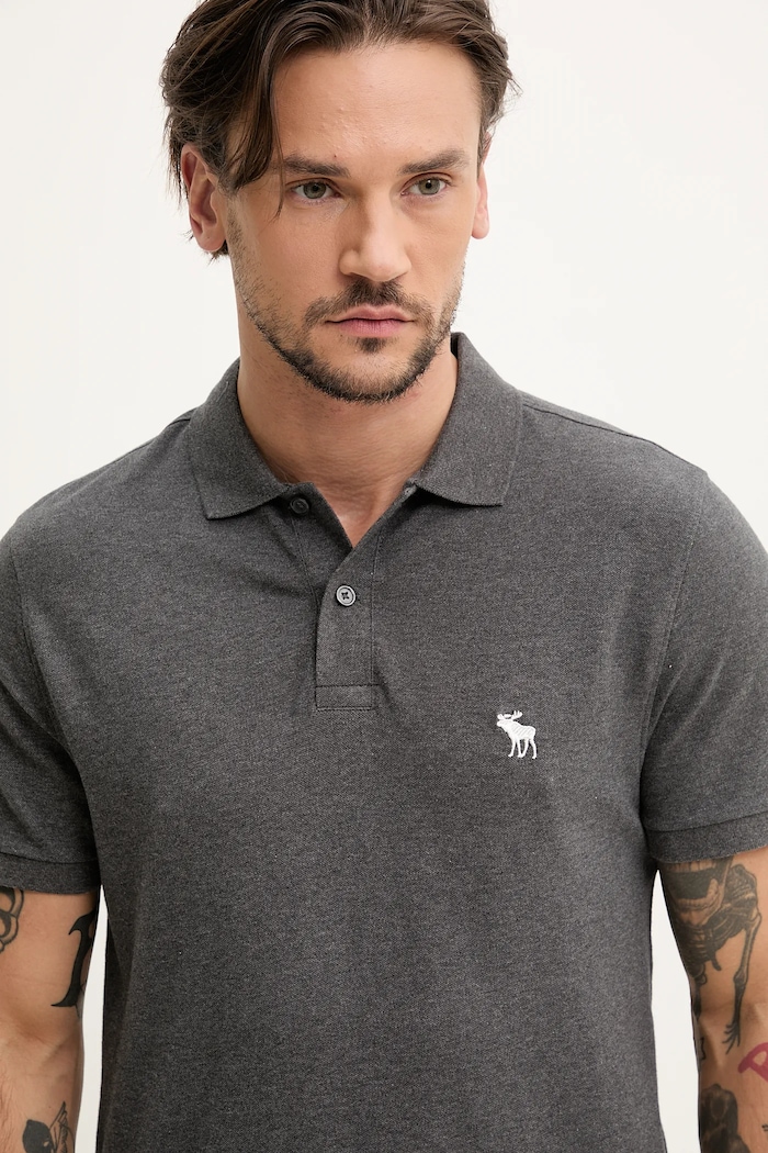 Abercrombie & Fitch polo szary KI124.5182.130