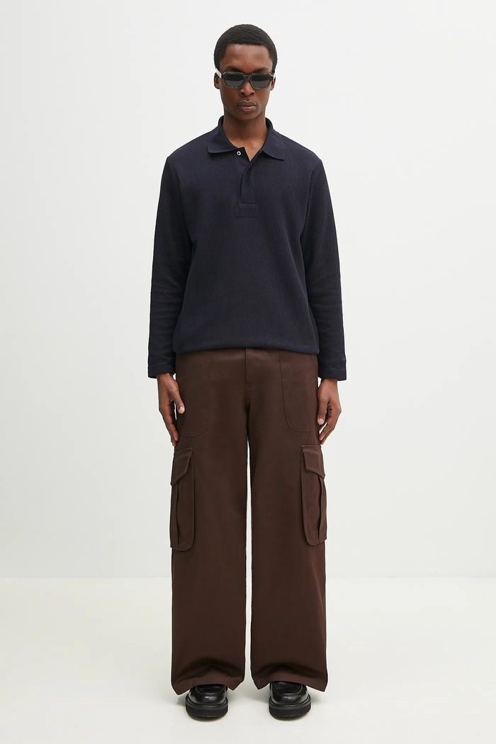 Norse Projects Pulover Ruben Double Face LS Polo N10.0214.7004