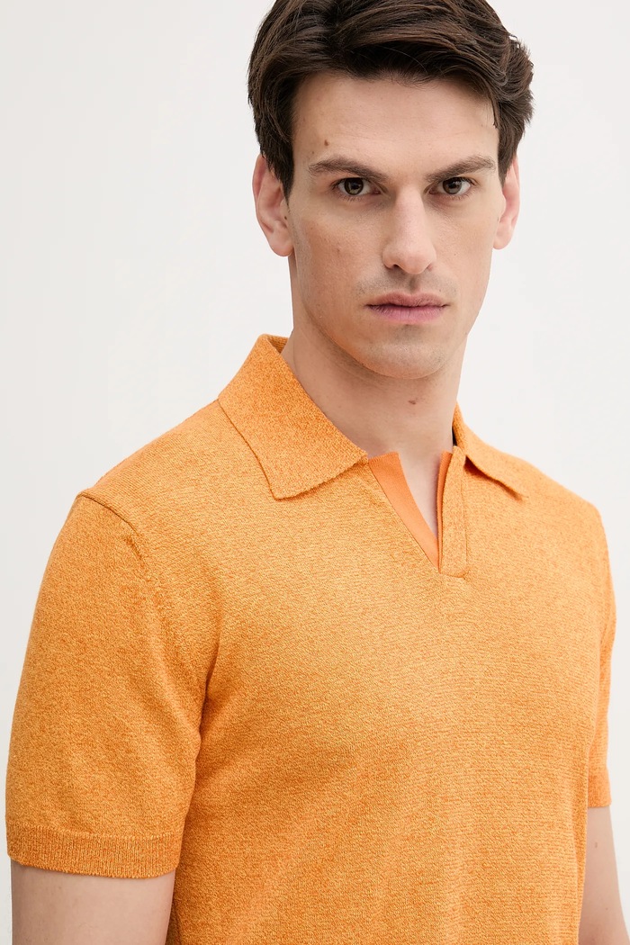 Polo tričko United Colors of Benetton oranžová 115RK301I