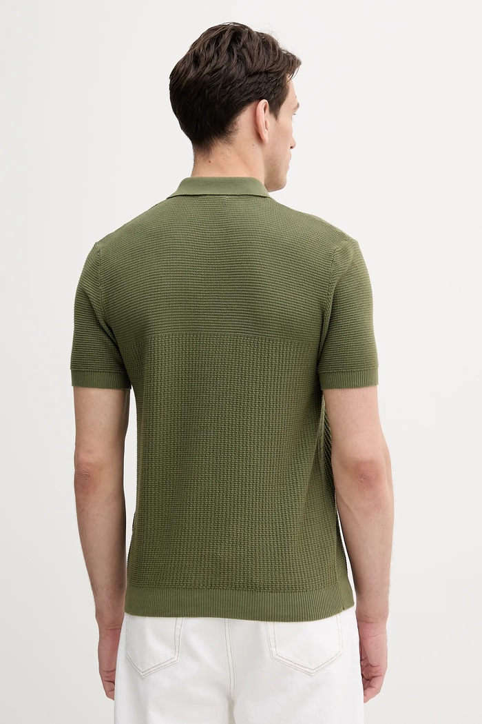 Oblečení Bavlněné polo tričko United Colors of Benetton 1198U301H zelená
