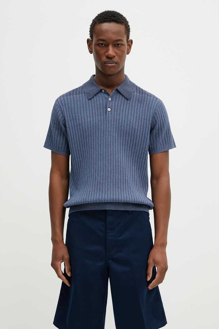 Paul Smith polo bawełniane bawełna niebieski M1R.267Z.P02679