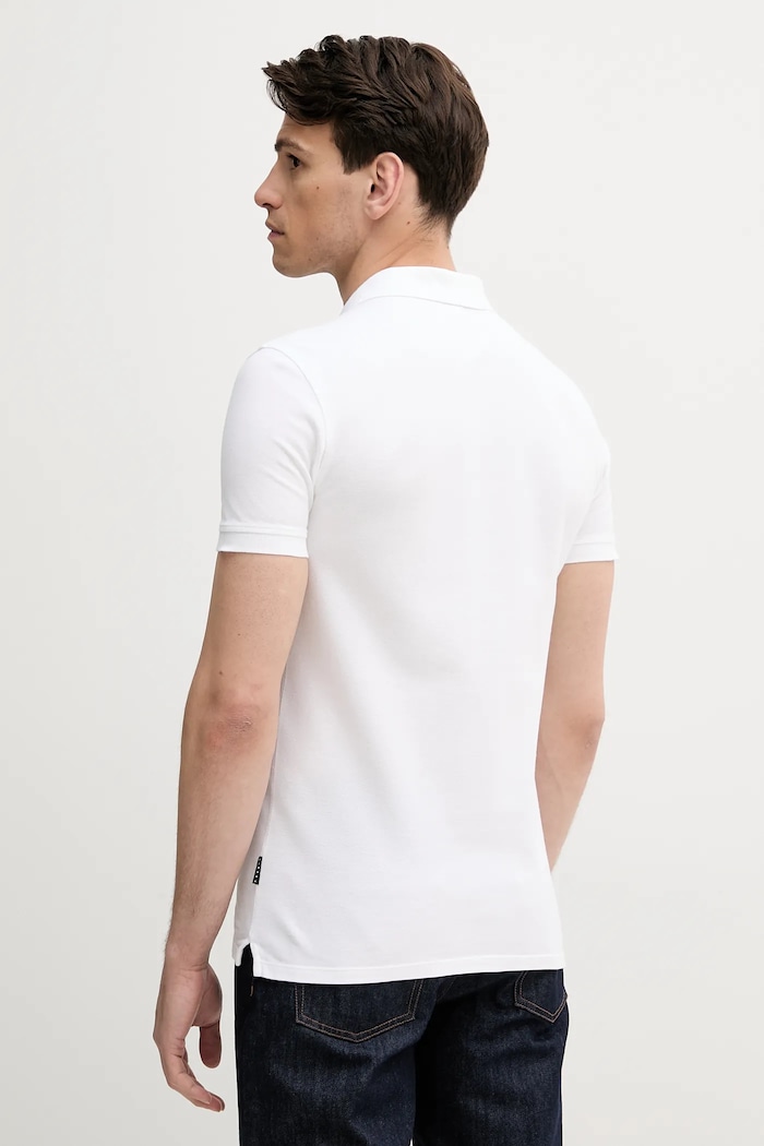 Odzież Sisley Polo bawełniane 3089S300T biały