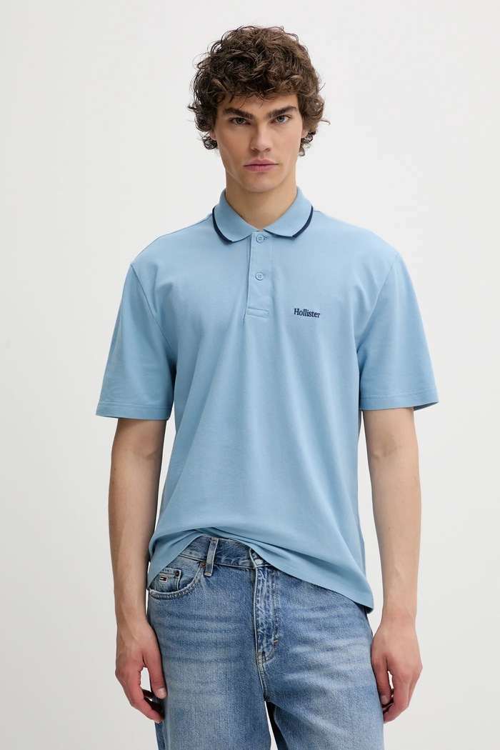 Πόλο Hollister Co. κανονικό μπλε KI324.5199.211