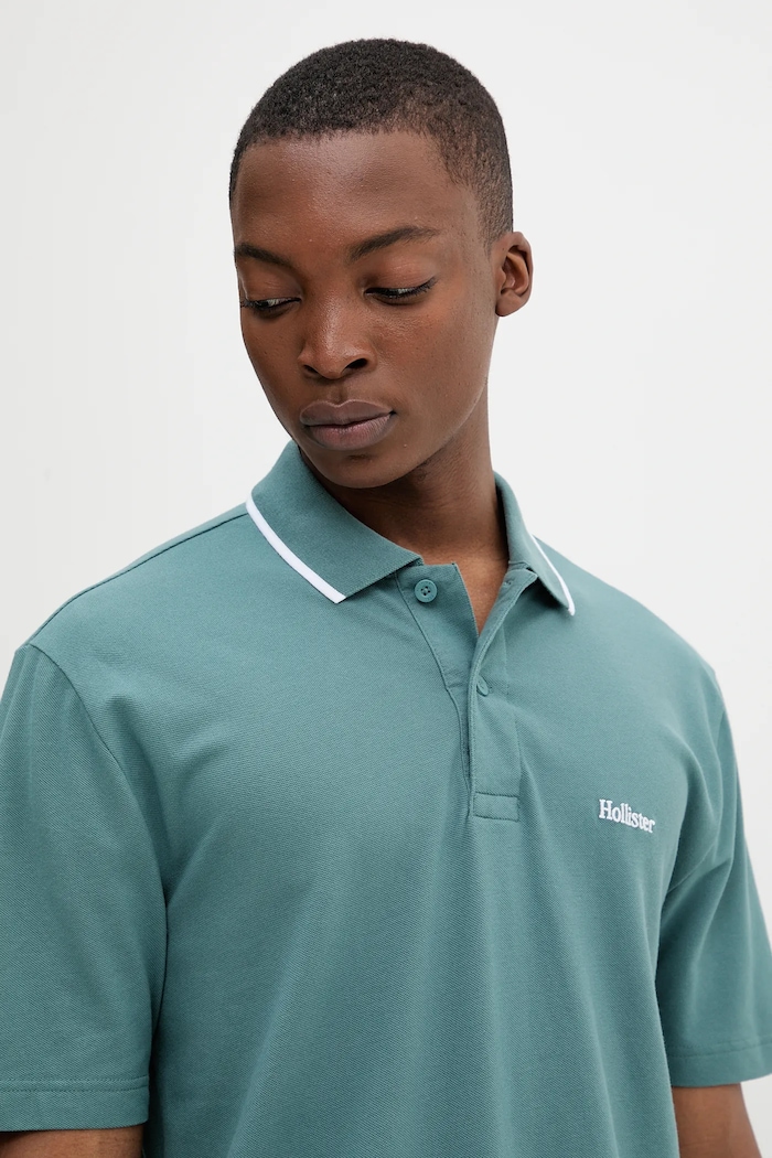 Polo tričko Hollister Co. zelená KI324.5199.230