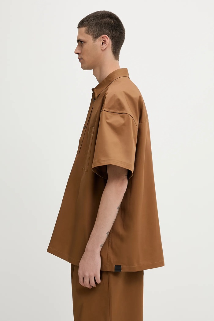 DARKPARK polo Alex MSH08.FAC81 marrone SS25