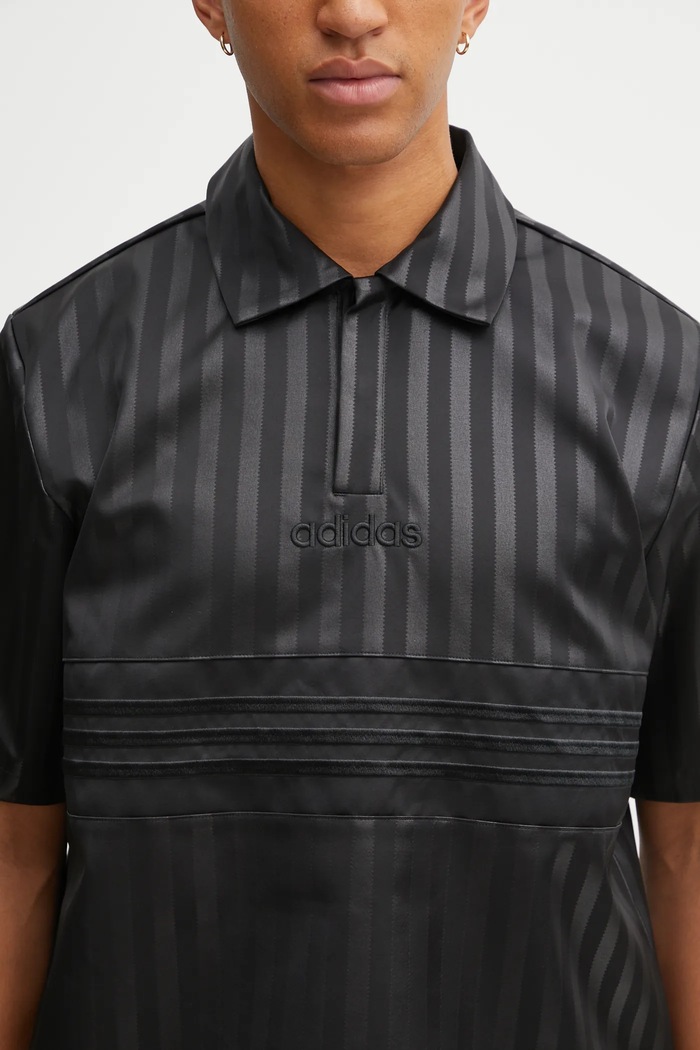 Polo tričko adidas Originals Satin Jersey čierna JV7586