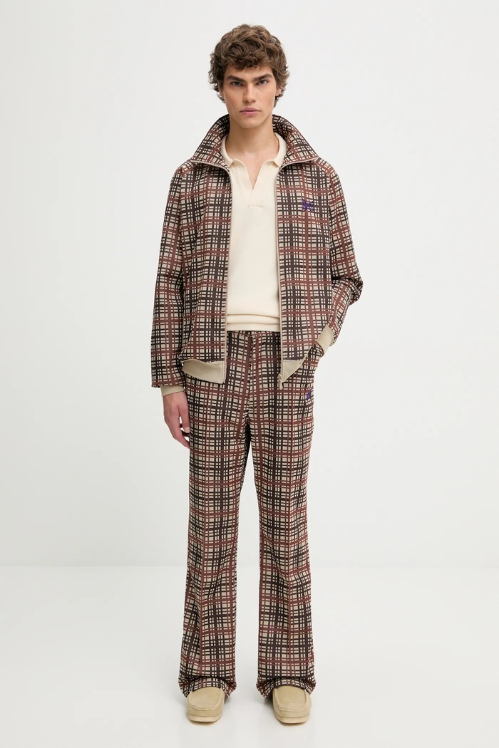 Бавовняне поло Maison Kitsuné Bold Fox Head Embroidered OM00205KT1135 бежевий