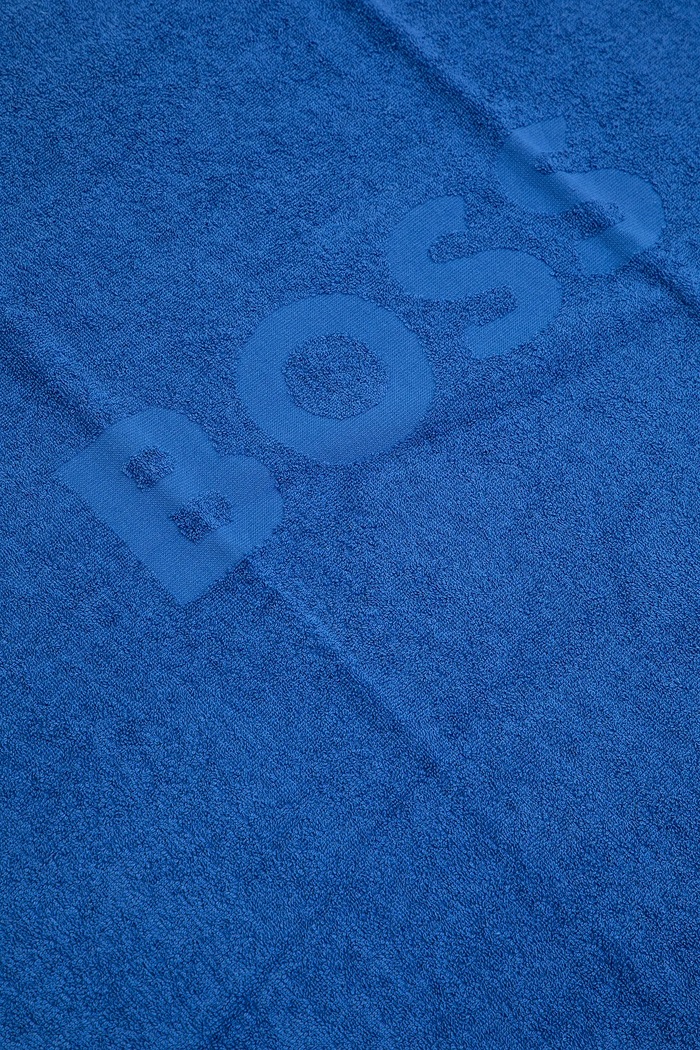 Baie BOSS prosop din bumbac 50534516 albastru