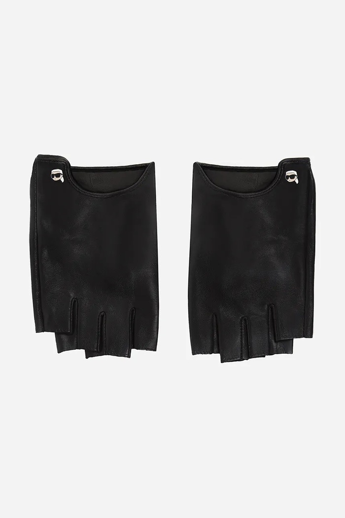 Karl Lagerfeld Mănuși de piele negru A2W33064