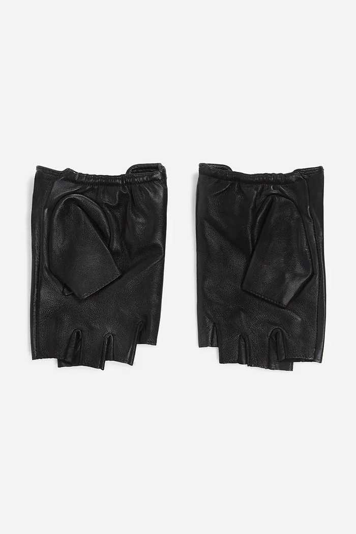 Karl Lagerfeld Mănuși de piele A2W33064 negru SS25