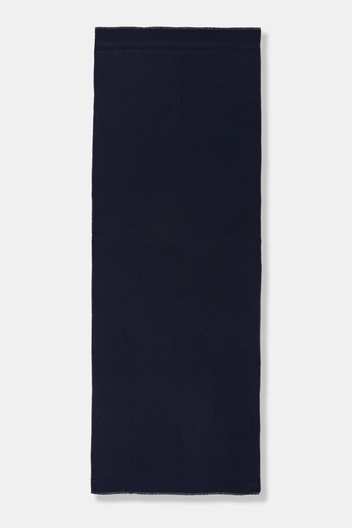 Μεγάλο κασκόλ Tommy Hilfiger AW0AW16852 σκούρο μπλε SS25